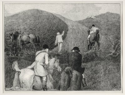 Scena polowania (lito) autorstwa Robert Polhill Bevan