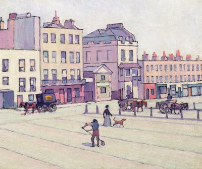 The Weigh House, Cumberland Market, ok. 1914 (olej na płótnie) autorstwa Robert Polhill Bevan