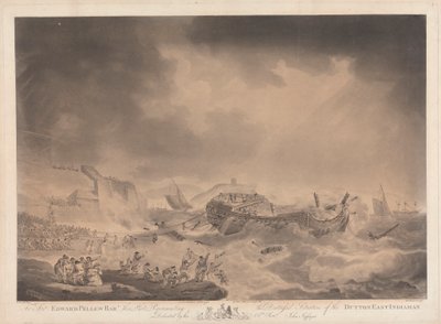 Niebezpieczna sytuacja w Dutton East Indiaman autorstwa Robert Pollard