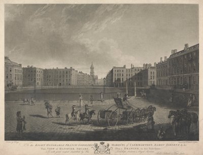 Ten widok na Hanower Square autorstwa Robert Pollard