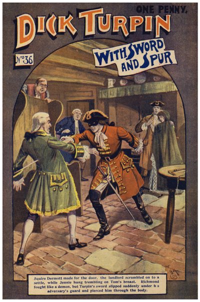 Dick Turpin (kolor lito) autorstwa Robert Prowse Jnr