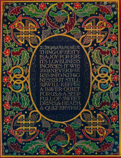 „Doublure w Levant Maroko, z intarsją i oprzyrządowaniem”, ok. 1880, 1914 r autorstwa Robert Riviere