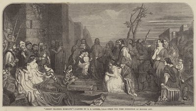 Chrystus nauczający pokory autorstwa Robert Sauber