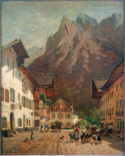 Domy w Mittenwaldzie autorstwa Robert Schleich