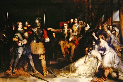 Claverhouse nakazuje rozstrzelanie Mortona (olej na płótnie) autorstwa Robert Scott Lauder