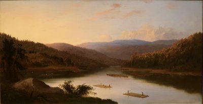 Flat Boat Men autorstwa Robert Seldon Duncanson
