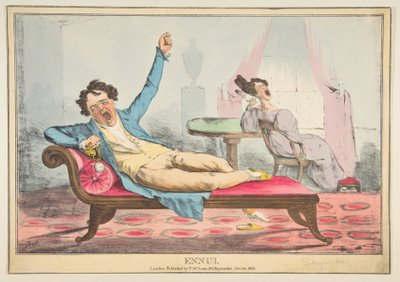 Ennui, 20 listopada 1829. autorstwa Robert Seymour