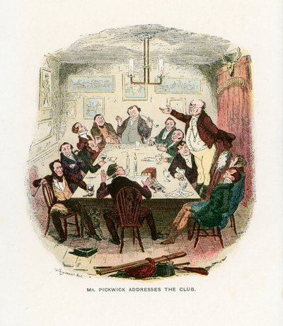 Ilustracja do dokumentów Pickwicka autorstwa Robert Seymour