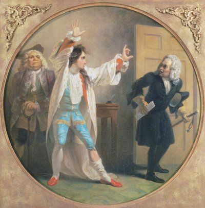 Akt IV, scena I „Miłość za miłość” Williama Congreve’a (1670-1729), obraz Roberta Smirke (1752-1845). Zjednoczone Królestwo autorstwa Robert Smirke