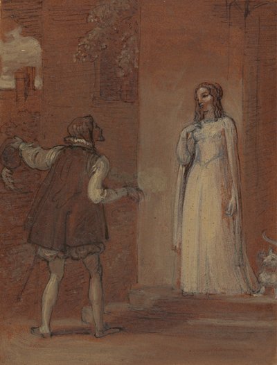 Anne Page i Slender autorstwa Robert Smirke