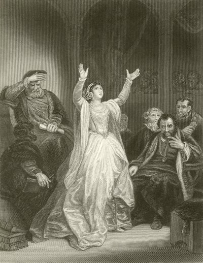 Potępienie Anny Boleyn autorstwa Robert Smirke