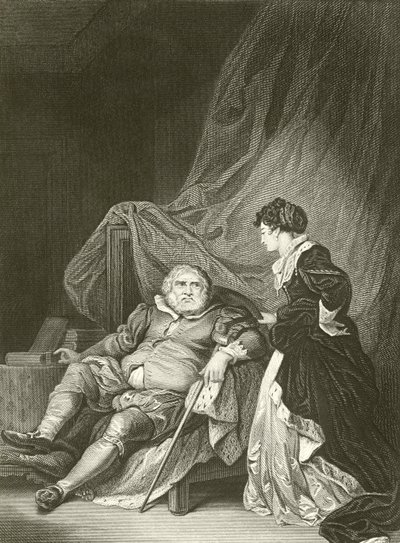 Henryk VIII i Katarzyna Parr autorstwa Robert Smirke