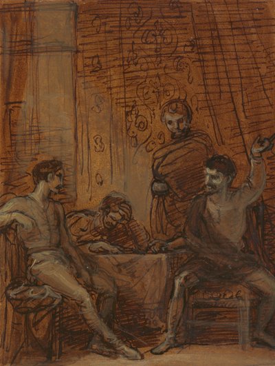 Hotspur i spiskowcy w Bangor autorstwa Robert Smirke