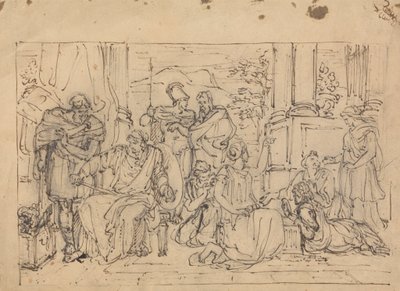 Scena z Tymona Ateńskiego autorstwa Robert Smirke
