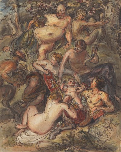 Scena bachanaliów autorstwa Robert Smirke