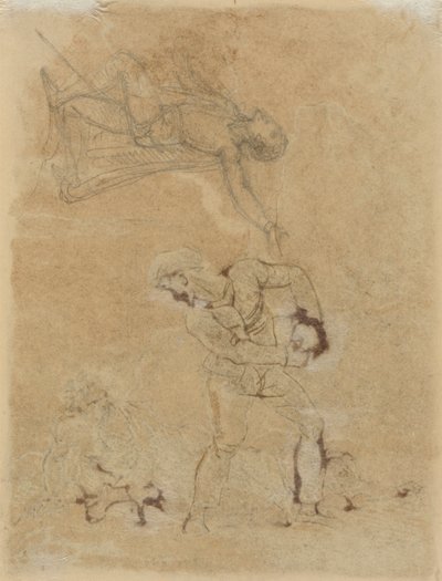 Stefan i Trinculus z Kalibanem autorstwa Robert Smirke