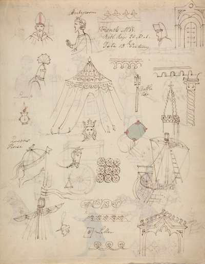 Studia z francuskiego rejestru biblijnego MSS autorstwa Robert Smirke