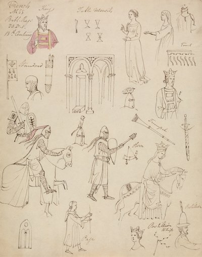 Studia z francuskiego rejestru biblijnego MSS autorstwa Robert Smirke