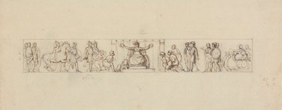 Studium ulgi z figurami romańskimi autorstwa Robert Smirke