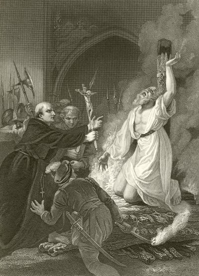 Męczeństwo arcybiskupa Cranmera autorstwa Robert Smirke