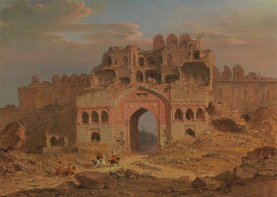 Wewnątrz głównego wejścia Purana Qila, Delhi autorstwa Robert Smith