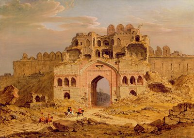 Wewnątrz głównego wejścia do Purana Qila, Delhi autorstwa Robert Smith