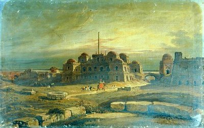 Widok na Purana Qila, niedaleko Delhi autorstwa Robert Smith