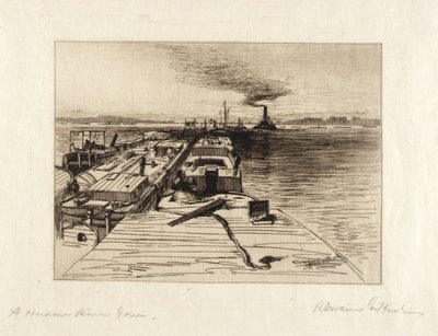 A Hudson River Tow autorstwa Robert Swain Gifford
