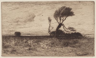 W pobliżu wybrzeża [mała tabliczka] autorstwa Robert Swain Gifford