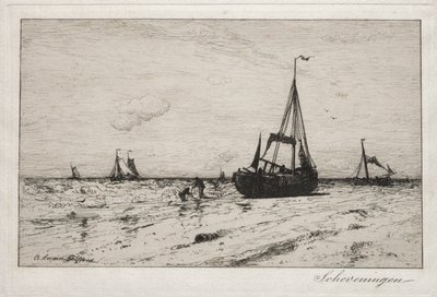 Scheveningen (akwaforta) autorstwa Robert Swain Gifford
