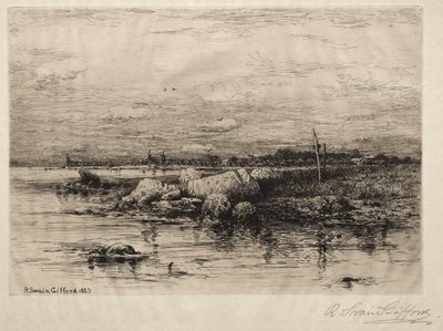 Ujście rzeki Apponigansett autorstwa Robert Swain Gifford