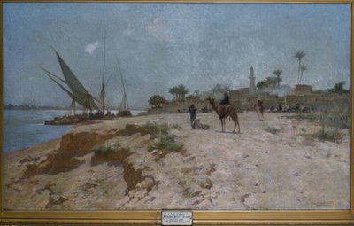Wioska nad Nilem autorstwa Robert Talbot Kelly