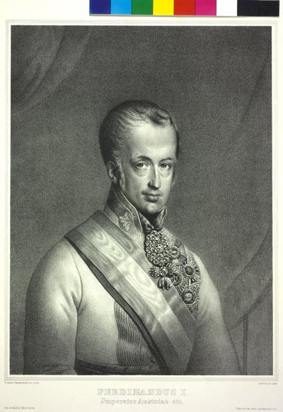 Cesarz Austrii Ferdynand I autorstwa Robert Theer
