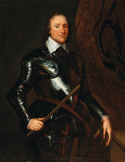 Portret Olivera Cromwella 1599-1698 . autorstwa Robert Walker