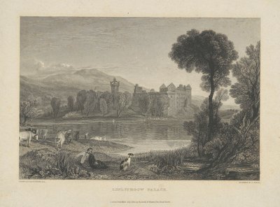 Pałac Linlithgowów autorstwa Robert Wallis