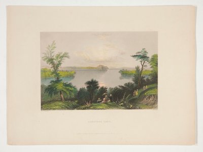 Jezioro Saratoga, ilustracja dla Nathaniela Parkera Willisa autorstwa Robert Wallis