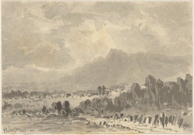 Krajobraz - Skały i Góry autorstwa Robert Walter Weir