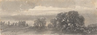Krajobraz - Drzewa autorstwa Robert Walter Weir