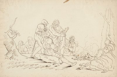 Scena po Salvator Rosa autorstwa Robert Walter Weir