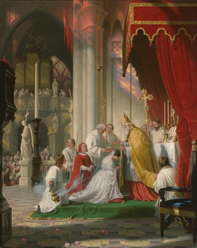 Przyjmowanie zasłony autorstwa Robert Walter Weir