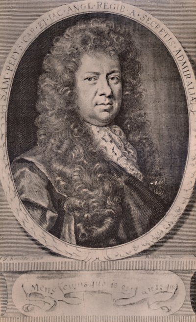 Samuel Pepys, angielski pamiętnikarz i administrator marynarki, c1690 1894 autorstwa Robert White