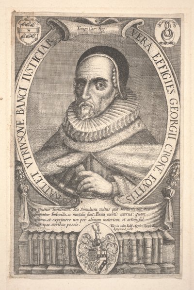 Sir George Croke (akwaforta) autorstwa Robert White