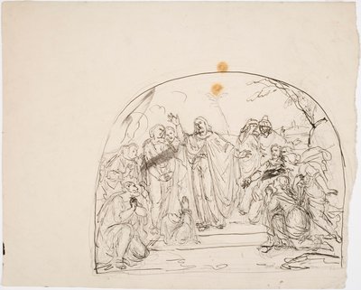 Chrystus wskrzesza umarłych autorstwa Robert Wilhelm Ekman