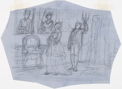 Pani Ramsay. Ilustracja do wiersza Wizja podróżnika w opowieściach chorążego Ståla autorstwa Robert Wilhelm Ekman
