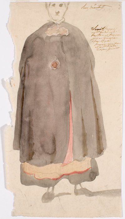 Stojąca wieśniaczka autorstwa Robert Wilhelm Ekman