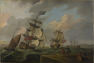 HMS "Sutherland" opuszcza Nowy Jork i kieruje się do Halifaxu autorstwa Robert Wilkins