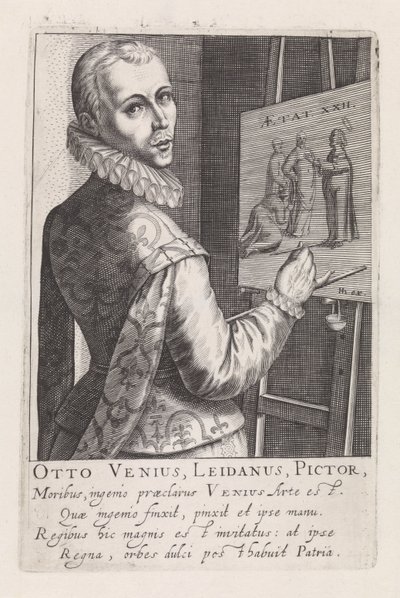 Portret Otto van Veen autorstwa Robert Willemsz de Baudous