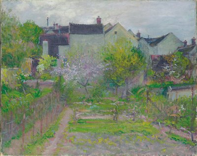 Grez-sur-Loing (olej na płótnie) autorstwa Robert William Vonnoh