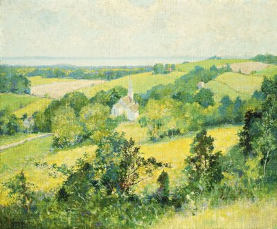 Wzgórza Nowej Anglii autorstwa Robert William Vonnoh