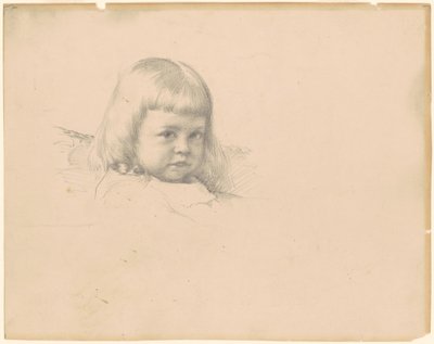 Studium do „Portretu Estery Haydin” autorstwa Robert William Vonnoh
